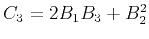 $ C_3=2B_1B_3 + B^2_2$