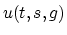 $u(t,s,g)$