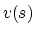 $v(s)$