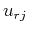 $u_{rj}$