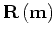 $\displaystyle { \bf R}\left({ \bf m}\right)$
