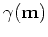 $\gamma ({ \bf m})$