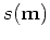 $ s({ \bf m})$