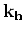 ${ \bf k}_{ \bf h}$