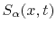 $S_\alpha(x,t)$