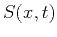 $S(x,t)$