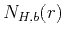 $N_{H,b}(r)$