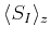 $\displaystyle \langle S_I \rangle_z$
