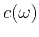 $c(\omega)$