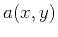$a(x,y)$