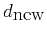 $d_{\mbox{new}}$