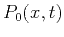 $P_0 (x,t)$
