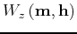 $ W_z\left ({\bf m},{\bf h}\right)$