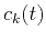 $ c_k(t)$