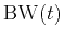 $ \mathrm{BW}(t)$