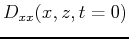 $D_{xx}(x,z,t=0)$