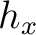 $h_x$