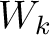 $W_k$