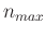 $n_{max}$