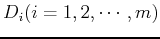 $ D_i(i=1,2,\cdots,m)$