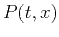 $P(t,x)$
