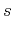 $\displaystyle s$