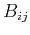 $\displaystyle B_{ij}$