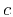 $c$