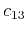 $ c_{13}$