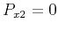 $ P_{x2} = 0$