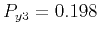 $ P_{y3}=0.198$