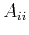 $ A_{ii}$