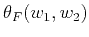 $ \theta_F(w_1,w_2)$