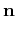 $\displaystyle \mathbf{n}$