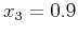 $ x_3=0.9$