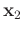 $\mathbf{x}_2$