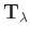 $\mathbf{T}_{\lambda}$