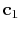 $\displaystyle \mathbf{c}_1$