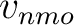 $v_{nmo}$