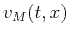 $v_M(t,x)$