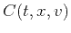 $C(t,x,v)$