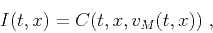 \begin{displaymath}
I(t,x) = C(t,x,v_M(t,x))\;,
\end{displaymath}