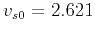 $ v_{s0}=2.621$