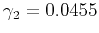 $ \gamma_2=0.0455$