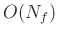$O(N_f)$